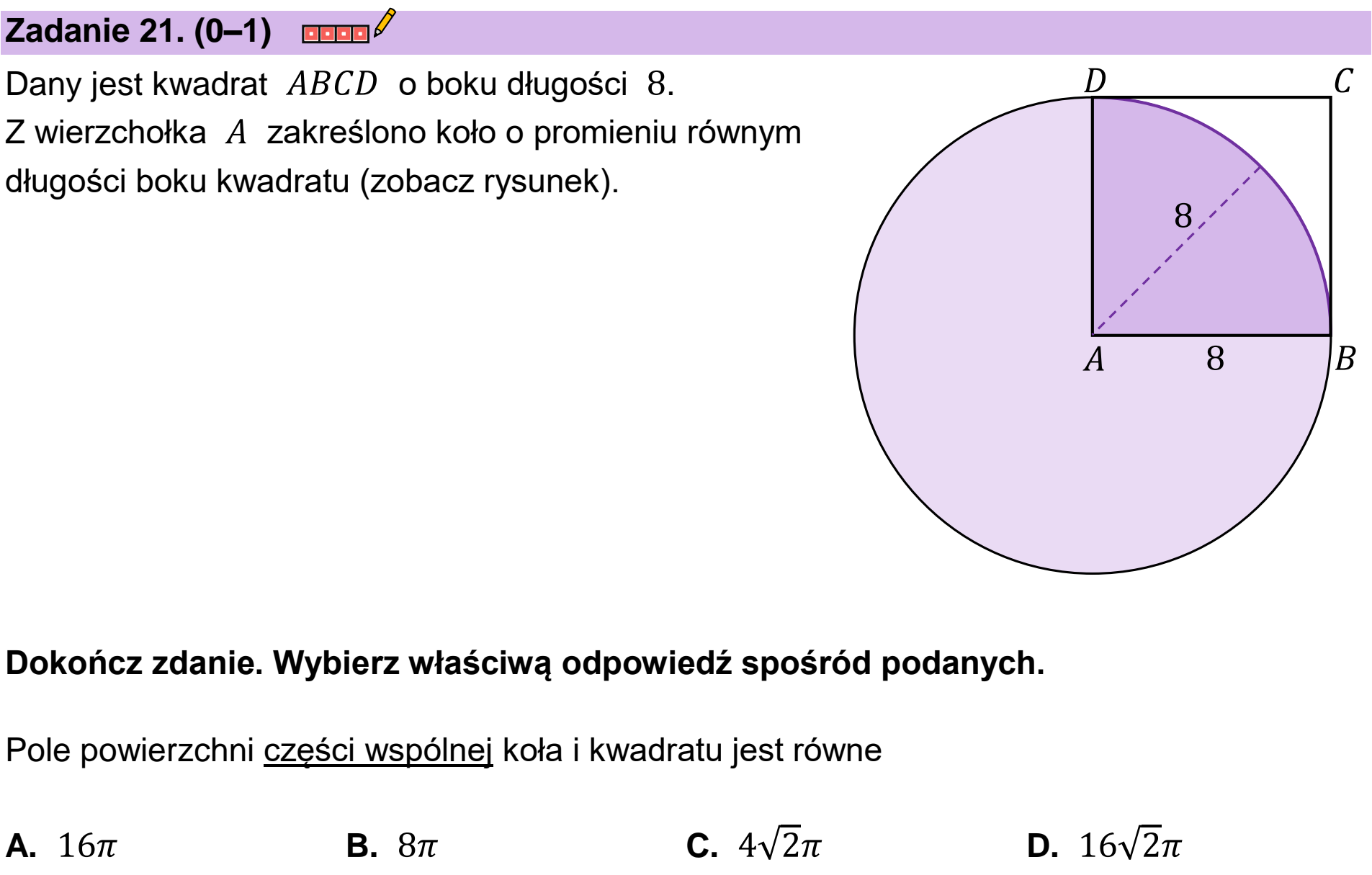 Matura próbna, grudzien 2022, podgląd zadania 21