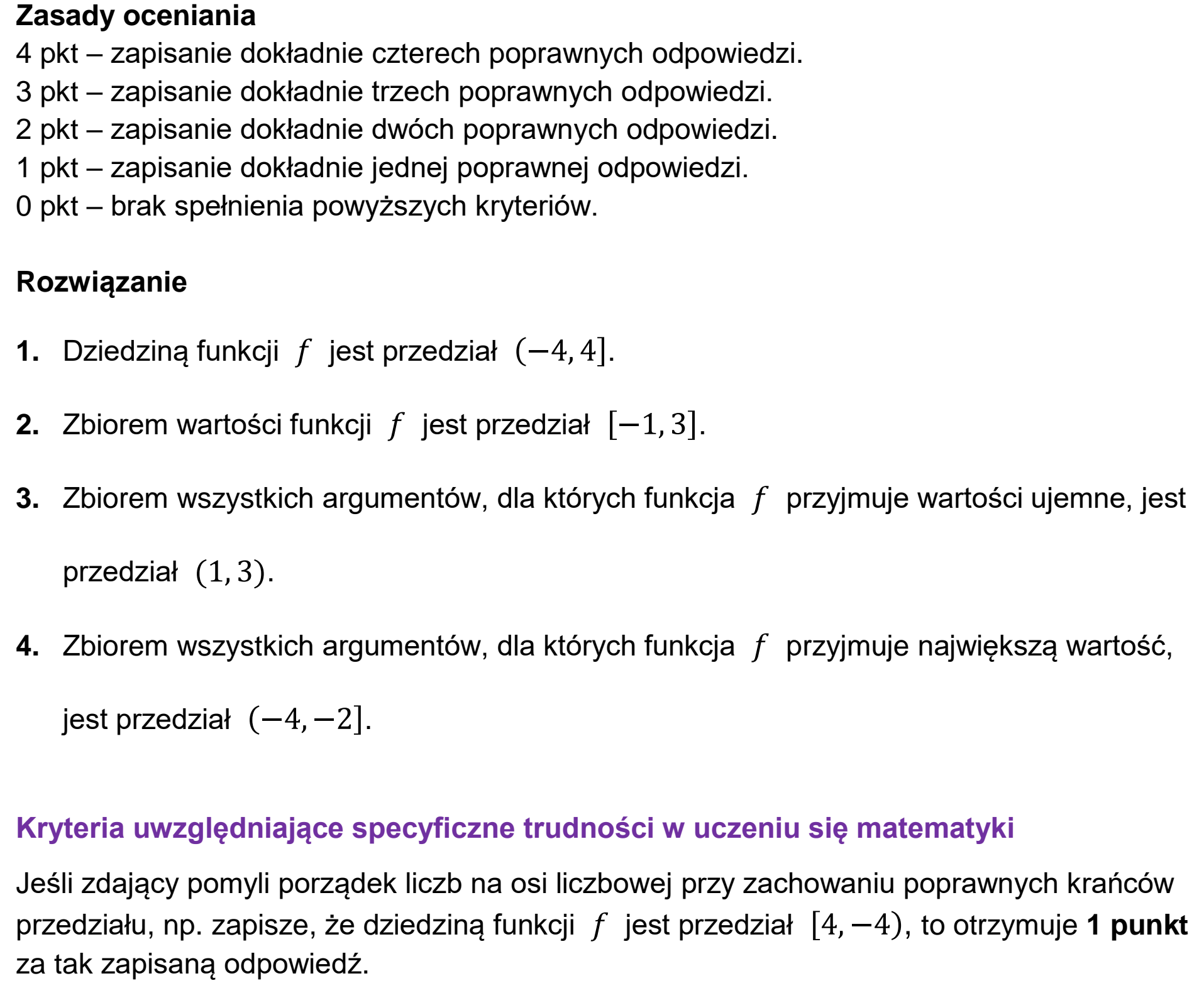 Matura próbna, grudzien 2024, odpowiedź do zadania 10