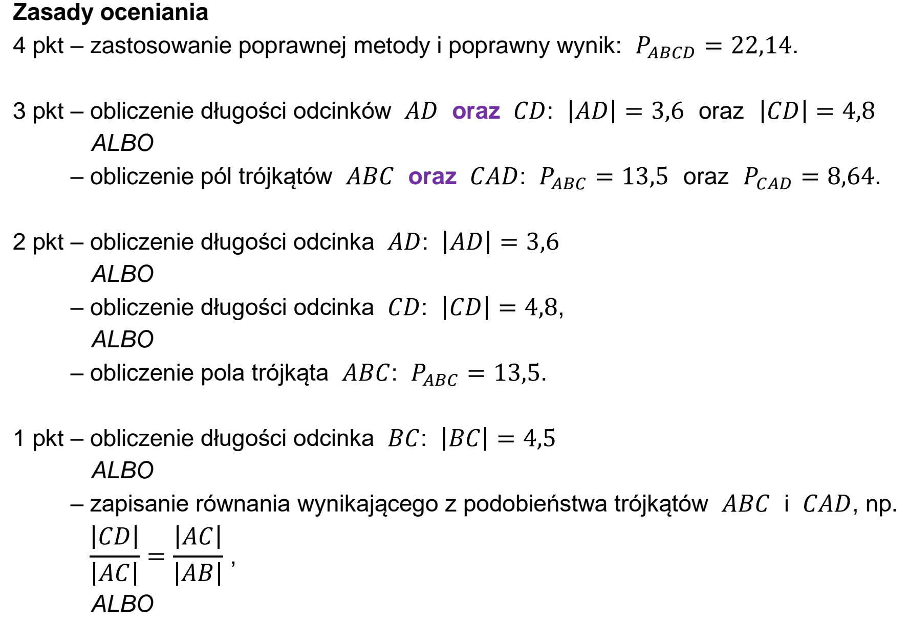 Matura próbna, grudzien 2024, odpowiedź do zadania 19, fragment 1