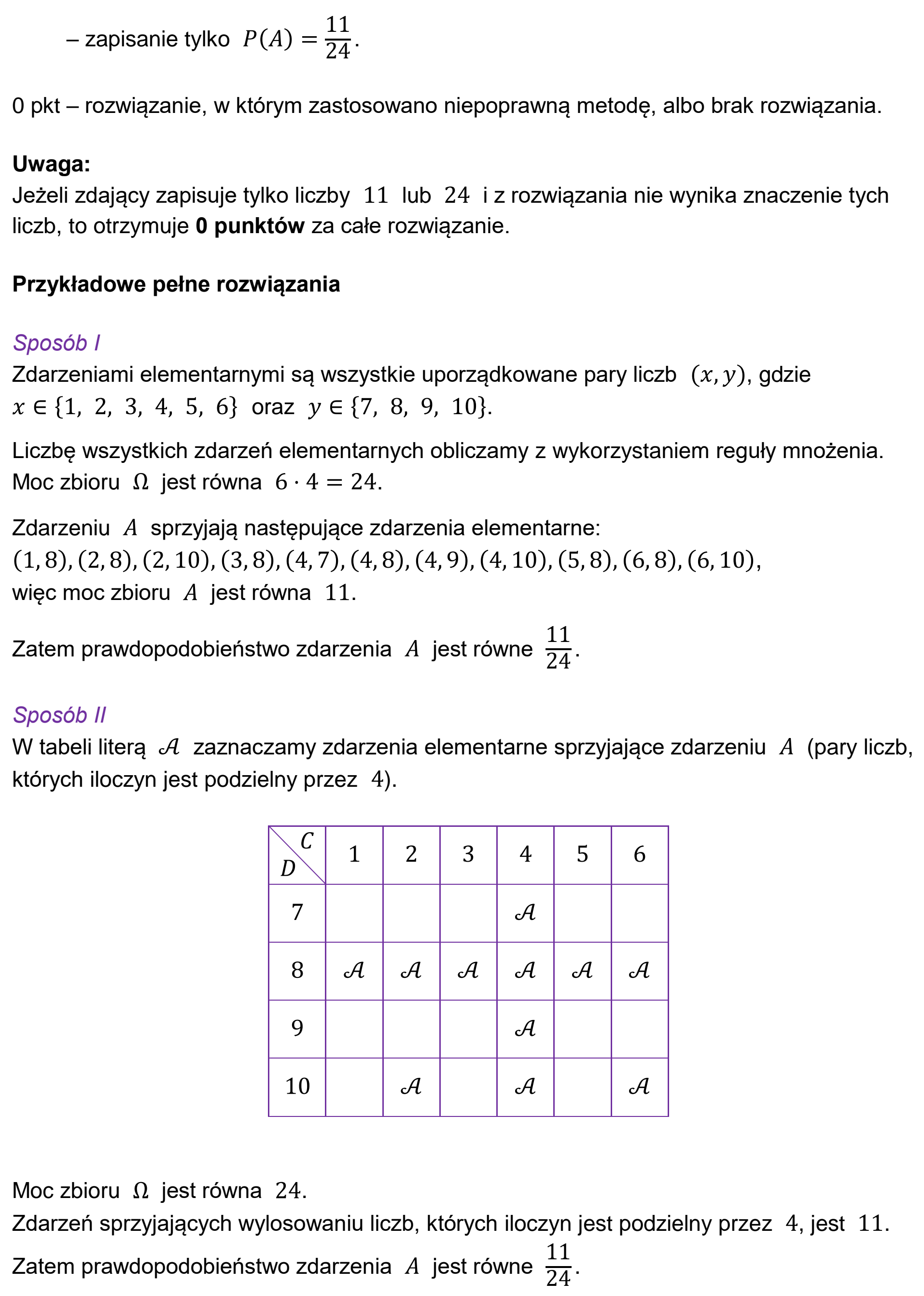 Matura próbna, grudzien 2024, odpowiedź do zadania 28, fragment 2