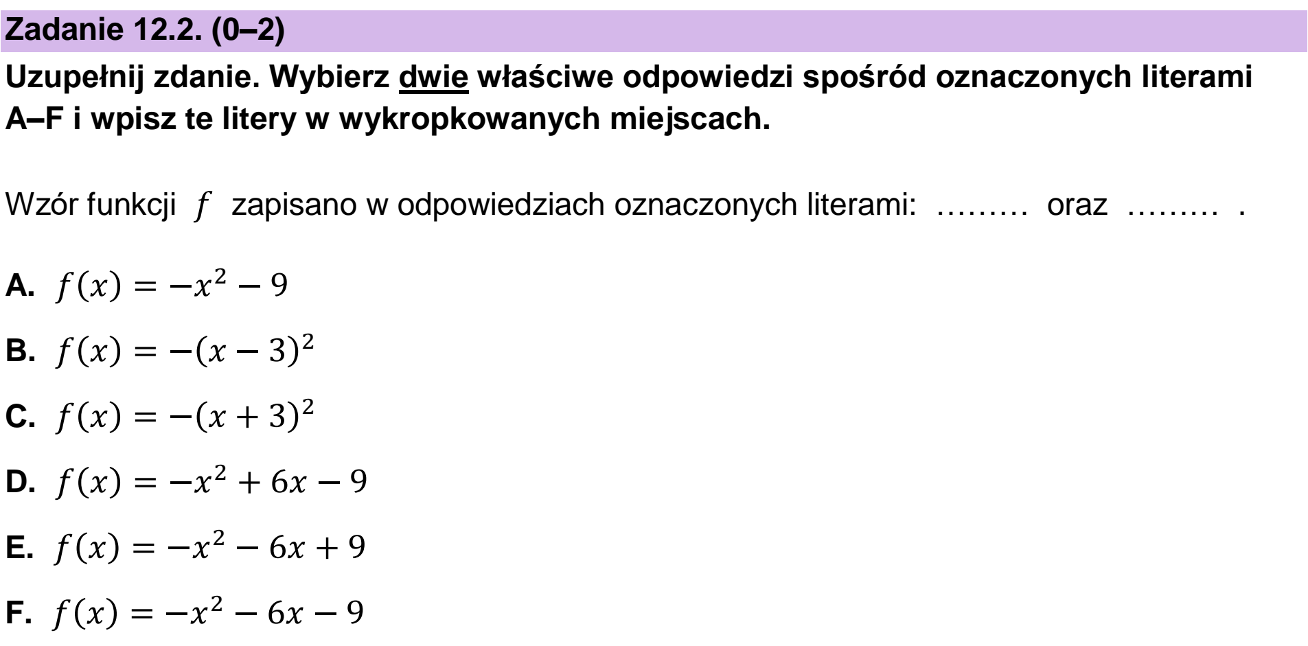 Matura próbna, grudzien 2024, zadanie 12.2