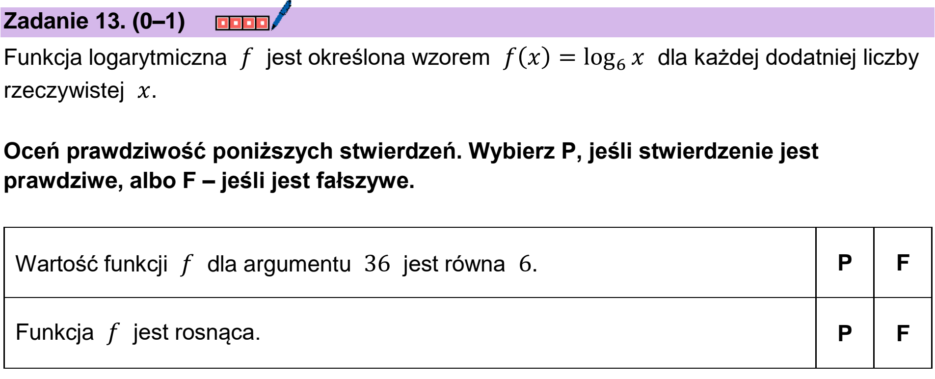 Matura próbna, grudzien 2024, podgląd zadania 13