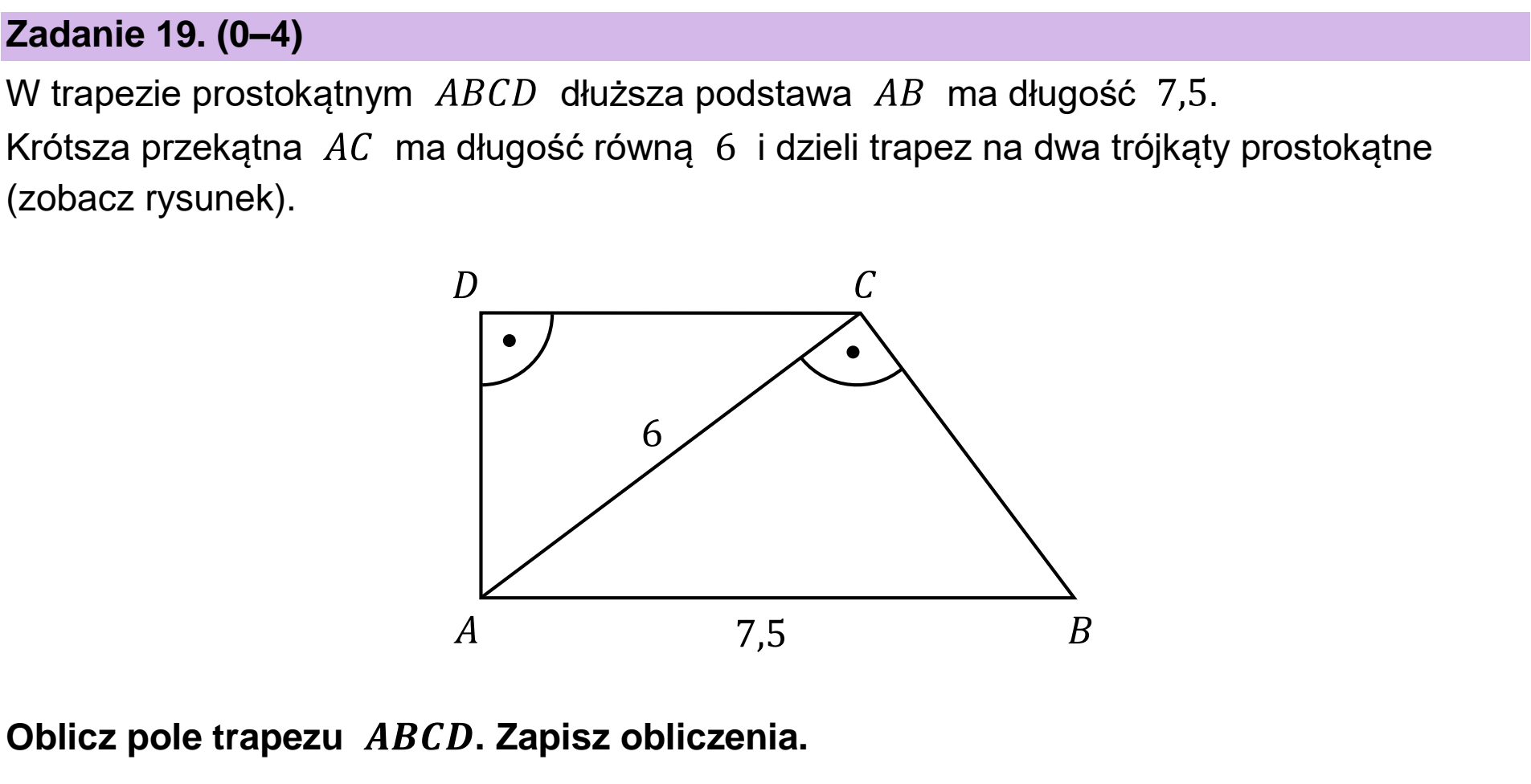Matura próbna, grudzien 2024, podgląd zadania 19