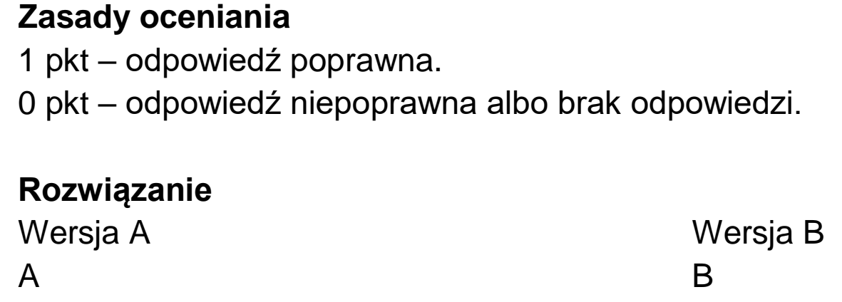 Matura, maj 2023, odpowiedź do zadania 19