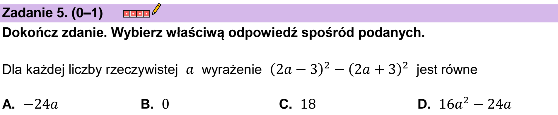 Matura, maj 2023, podgląd zadania 5