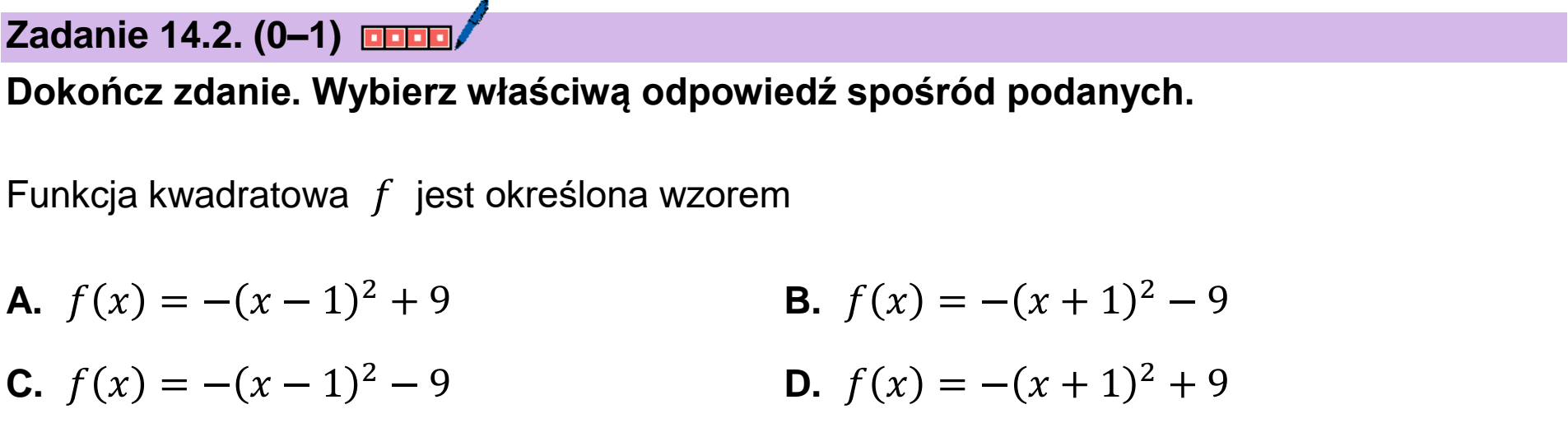 Matura, maj 2024, zadanie 14.2