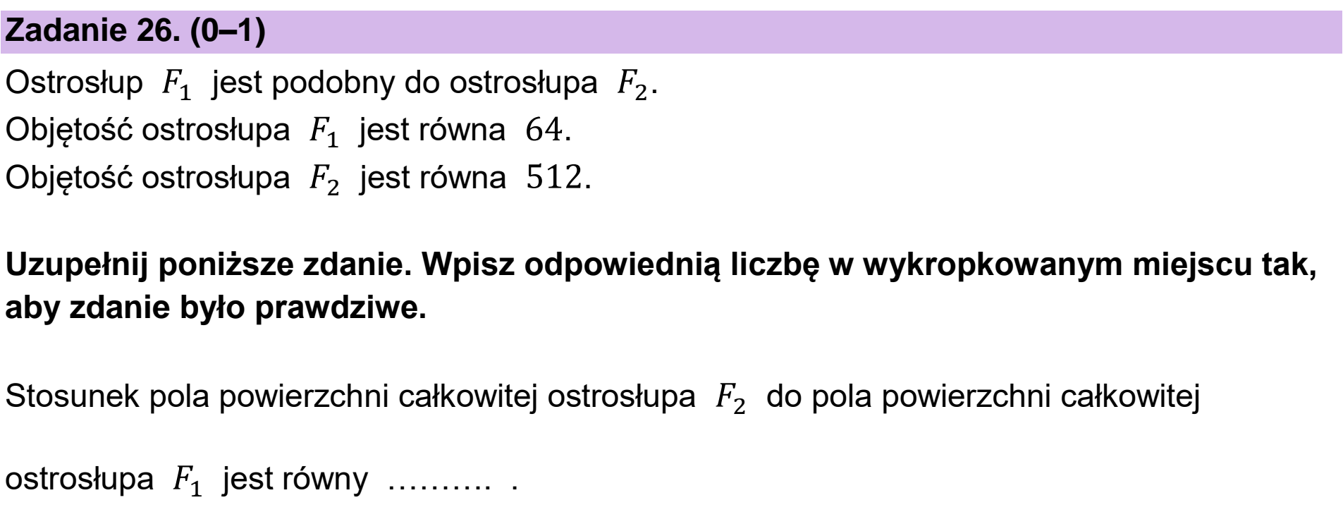 Matura, maj 2024, podgląd zadania 26