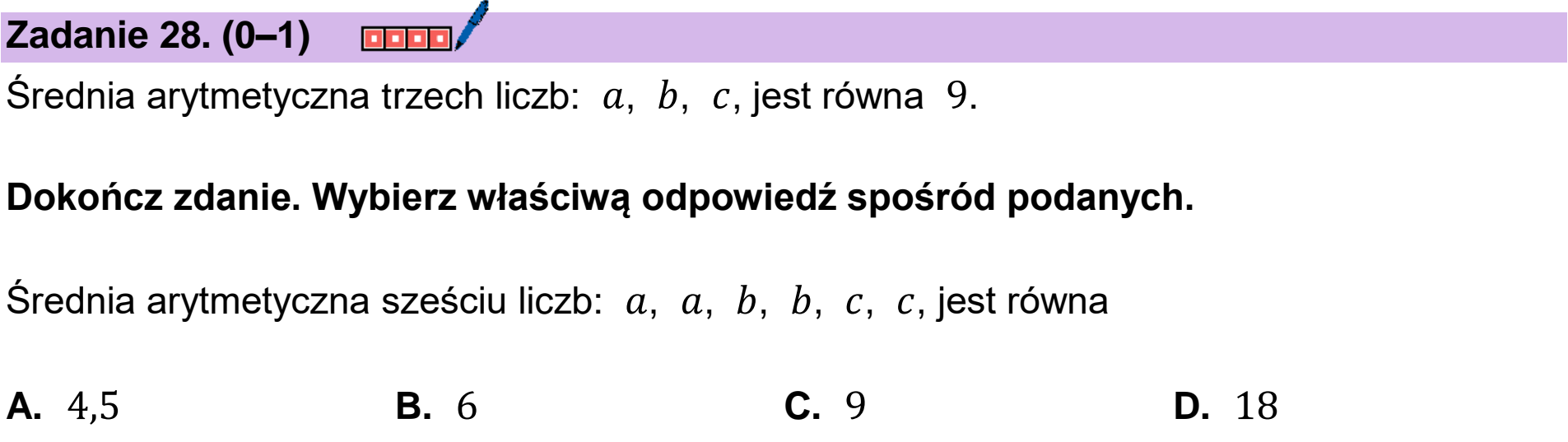 Matura, maj 2024, podgląd zadania 28