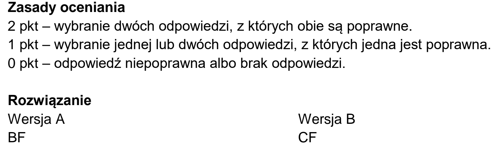 Matura, maj 2024, odpowiedź do zadania 18
