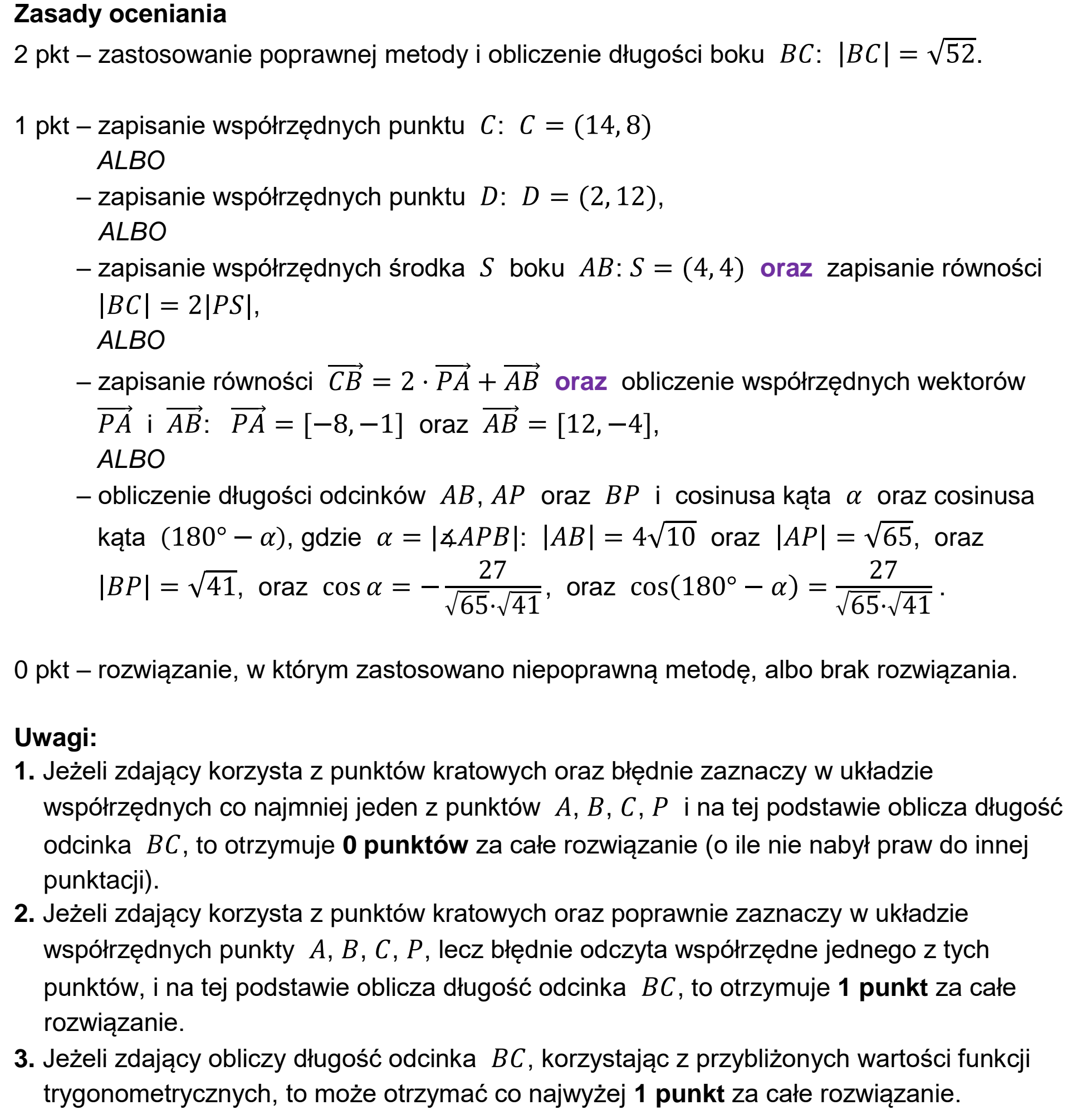 Matura, maj 2024, odpowiedź do zadania 24, fragment 1