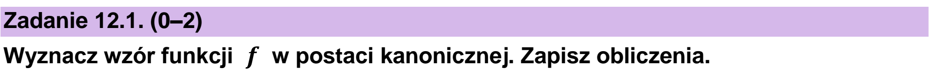 Matura, maj 2025, zadanie 12.1