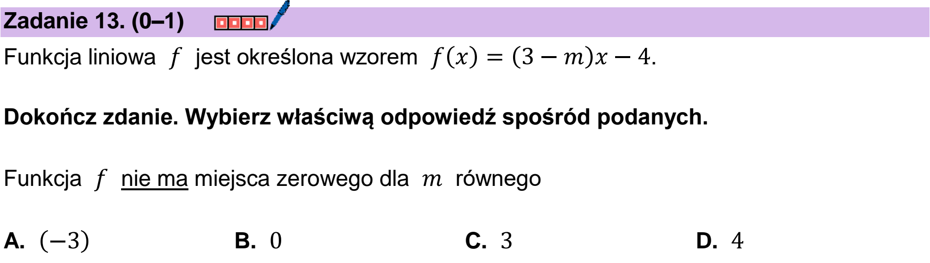 Matura, maj 2025, podgląd zadania 13