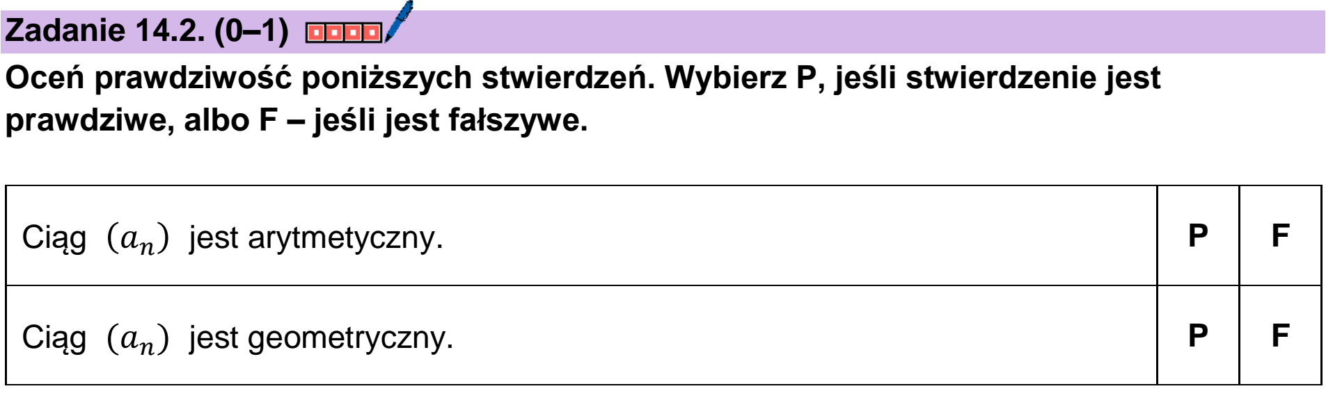 Matura, maj 2025, zadanie 14.2