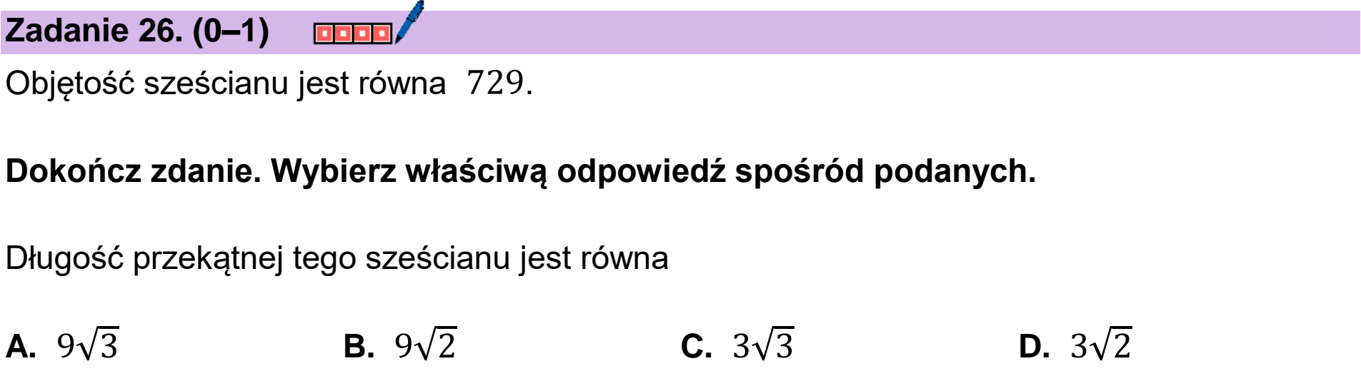 Matura, maj 2025, podgląd zadania 26