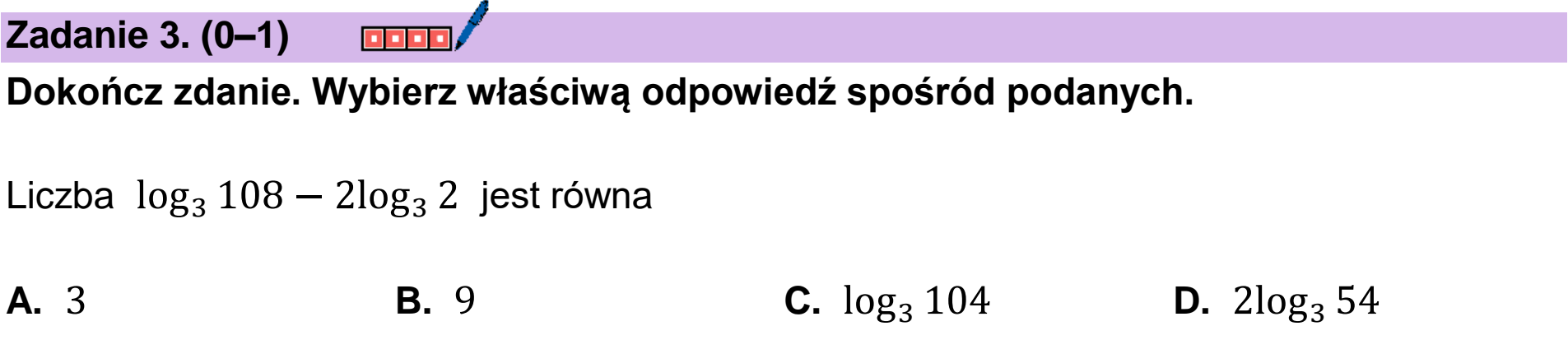 Matura, maj 2025, podgląd zadania 3