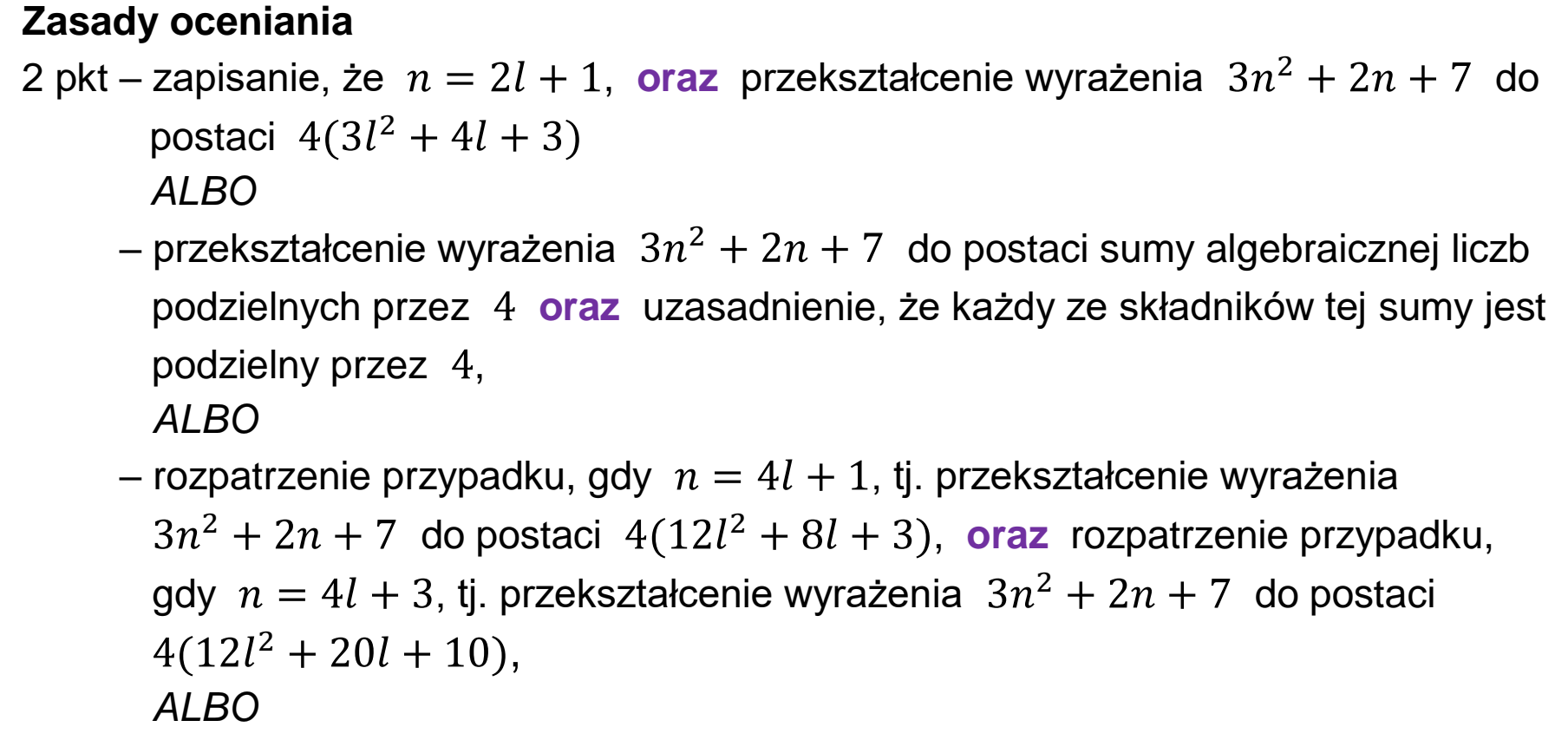 Matura, maj 2025, odpowiedź do zadania 5