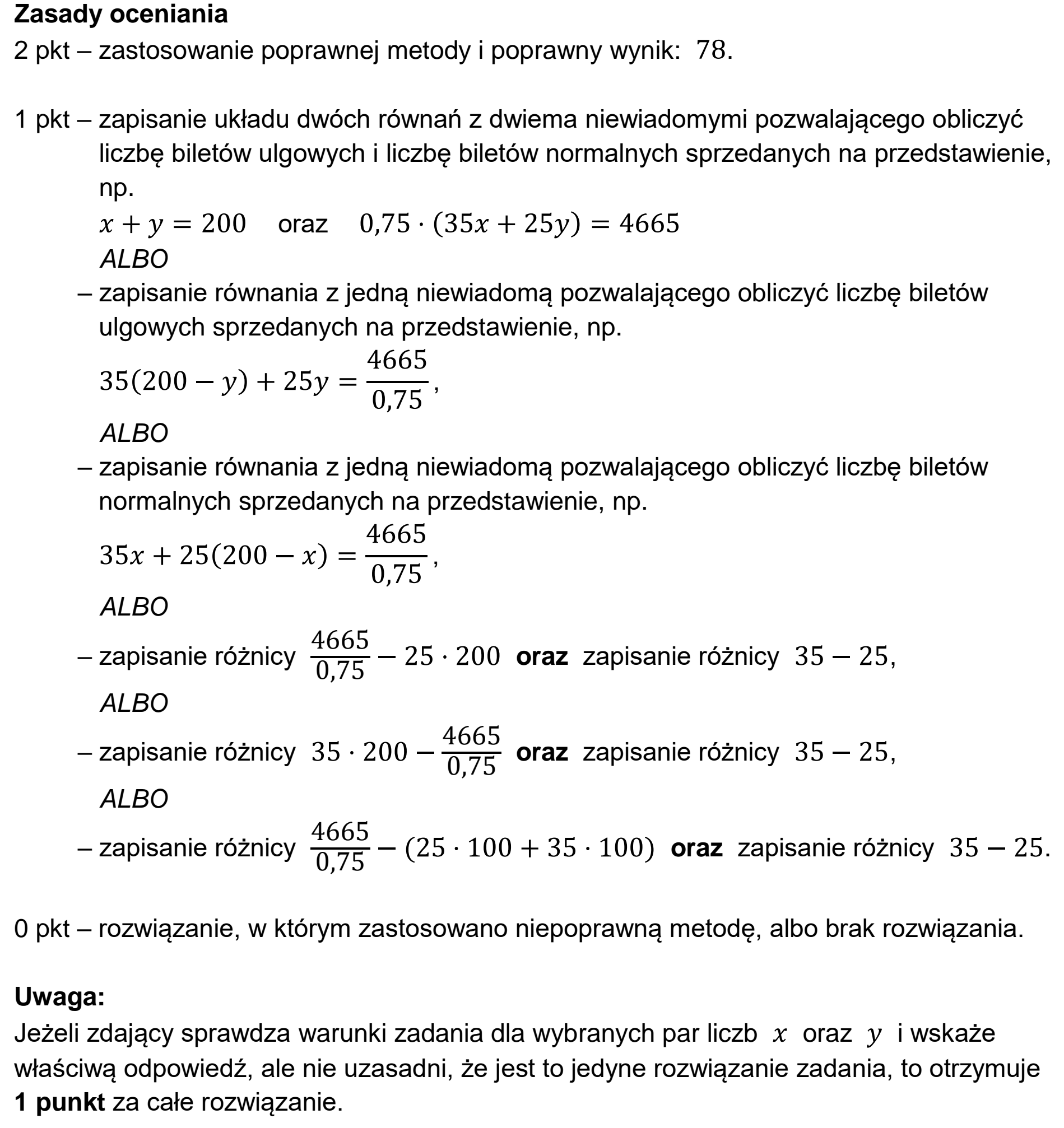 Matura, maj 2026, odpowiedź do zadania 11, fragment 1