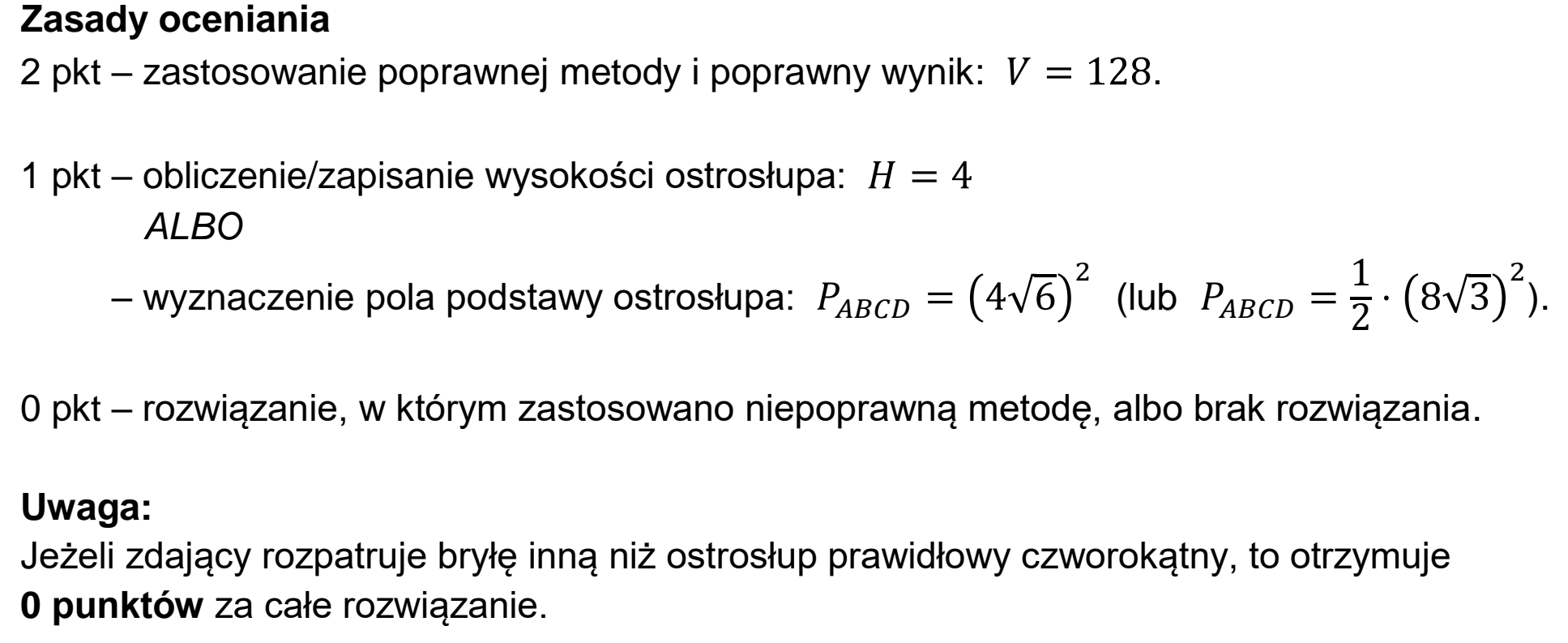 Matura, maj 2026, odpowiedź do zadania 27, fragment 1