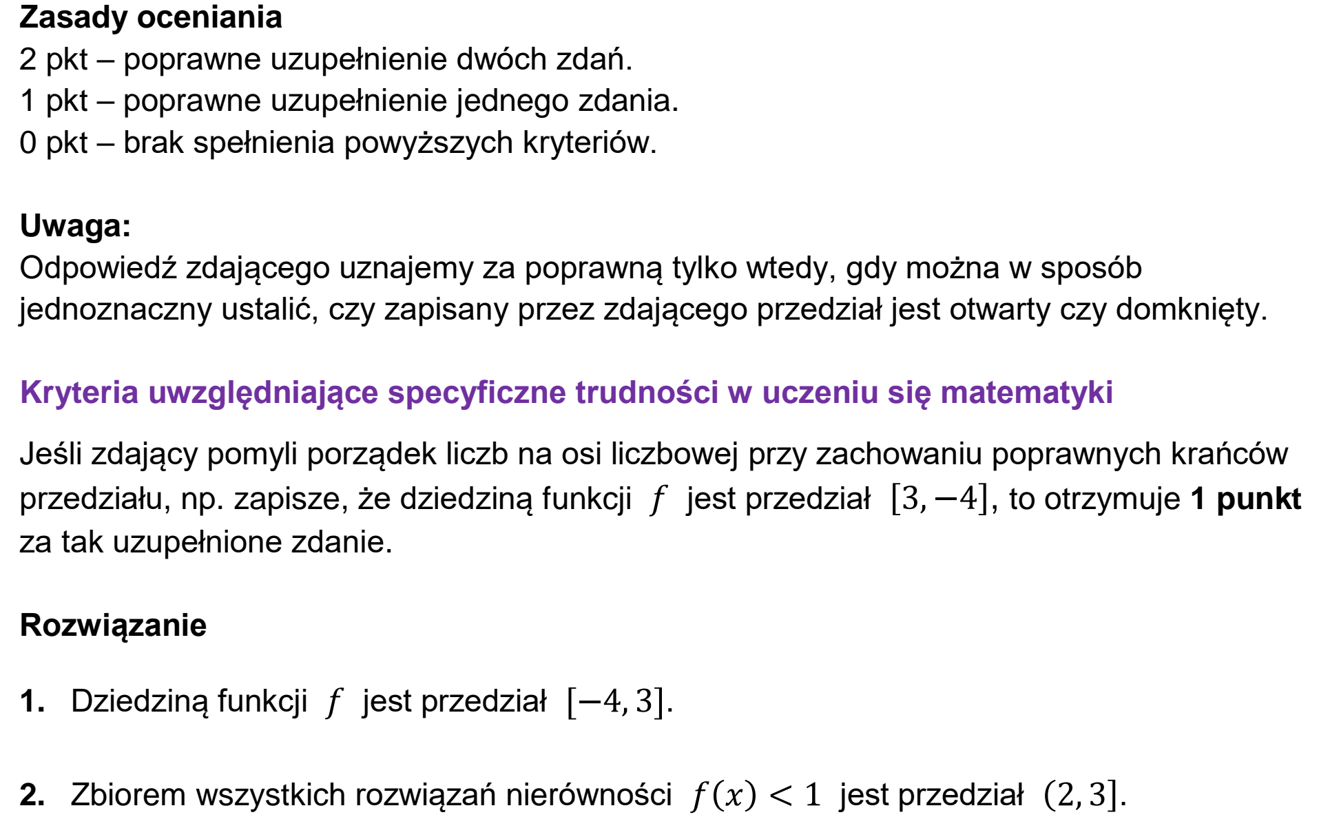 Matura próbna, marzec 2026, odpowiedź do zadania 11.3
