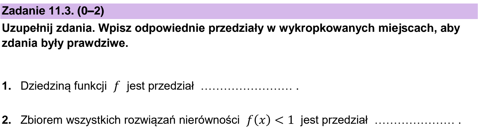Matura próbna, marzec 2026, zadanie 11.3