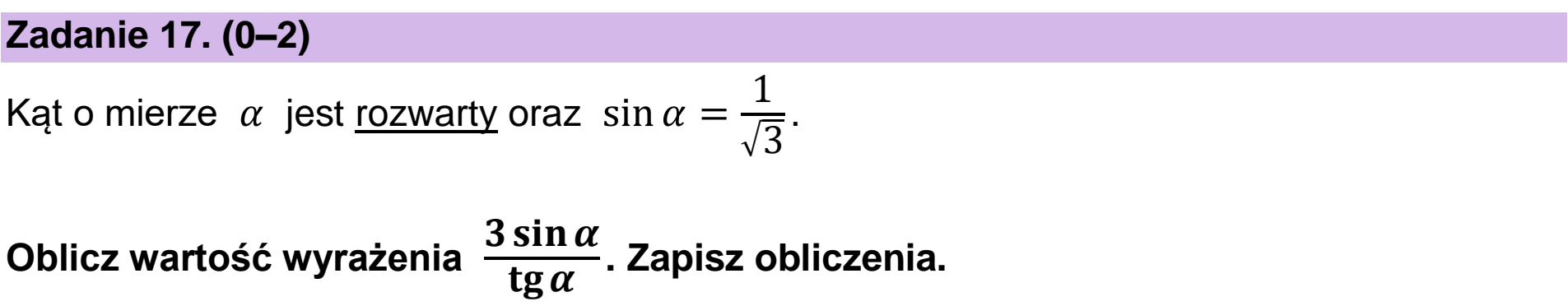 Matura próbna, marzec 2026, podgląd zadania 17