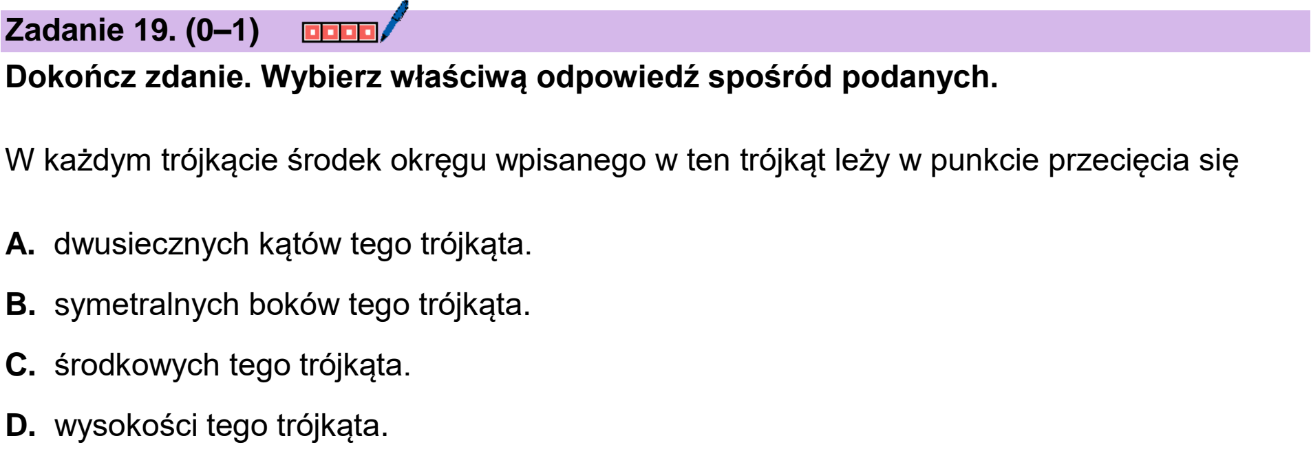 Matura próbna, marzec 2026, podgląd zadania 19