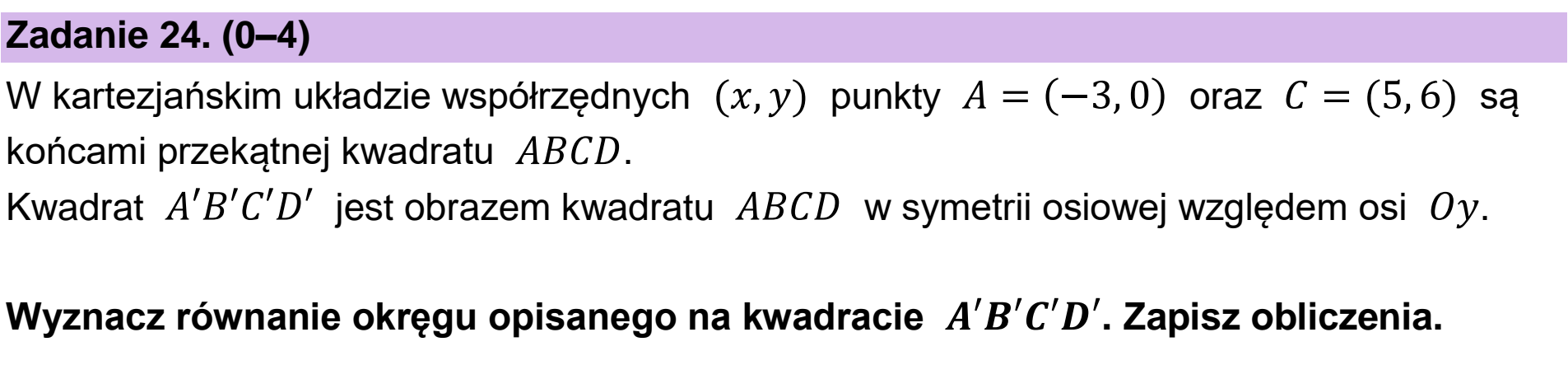 Matura próbna, marzec 2026, podgląd zadania 24