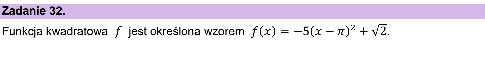 Matura próbna, marzec 2026, wstęp zadania 32
