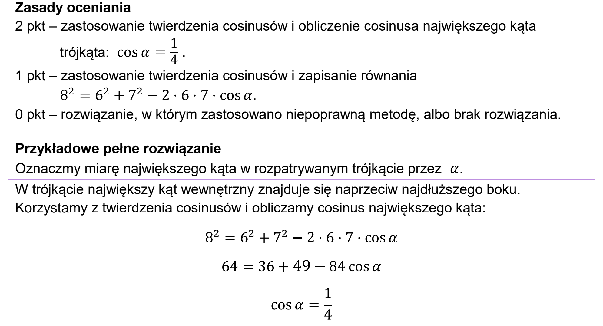Matura próbna, wrzesien 2022, odpowiedź do zadania 21