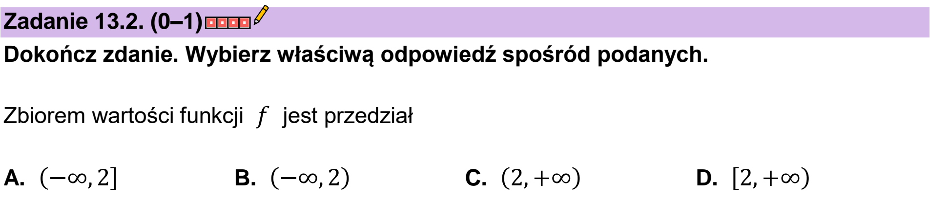 Matura próbna, wrzesien 2022, zadanie 13.2