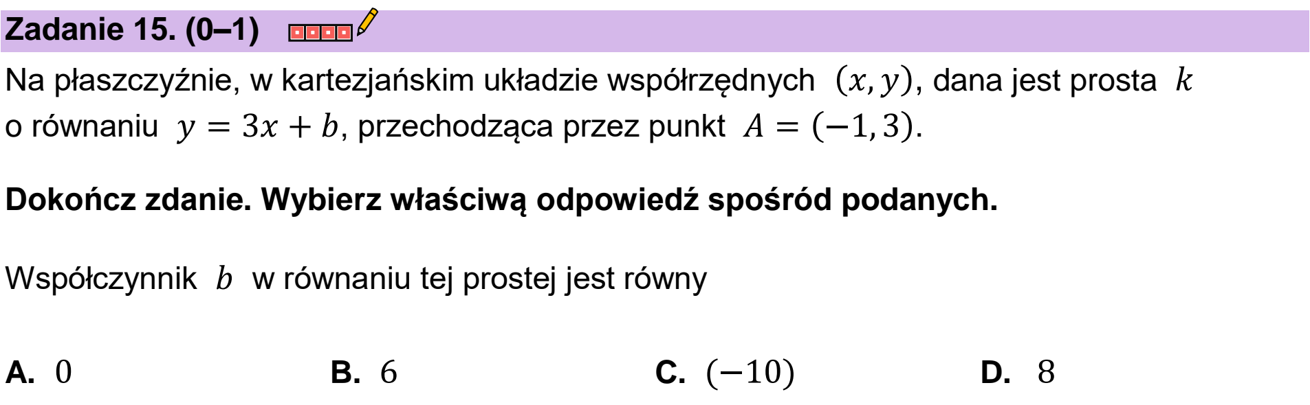 Matura próbna, wrzesien 2022, podgląd zadania 15