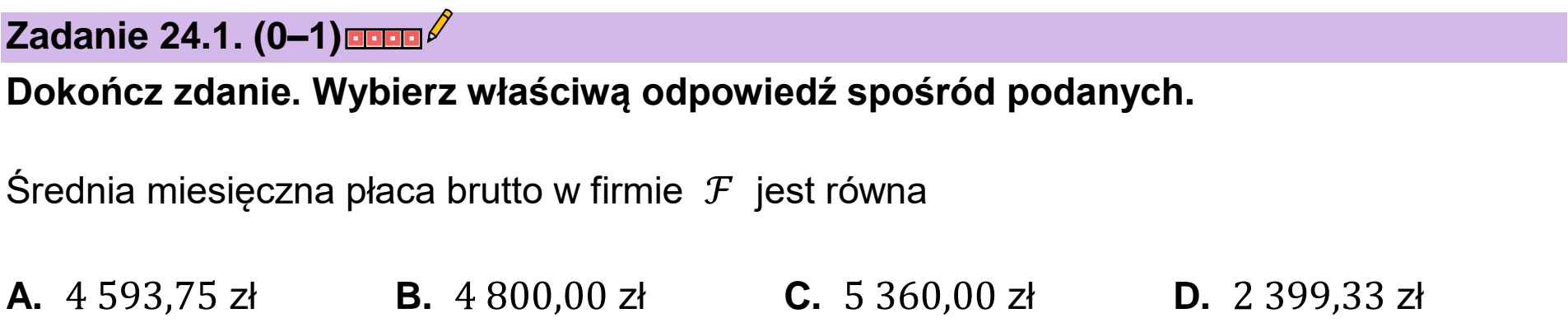 Matura próbna, wrzesien 2022, zadanie 24.1
