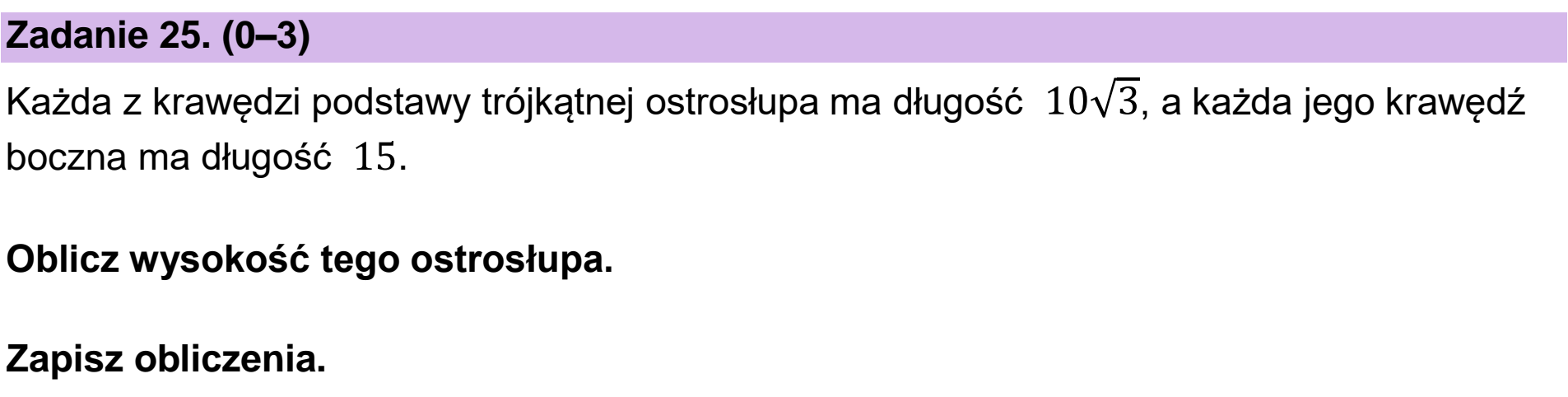 Matura próbna, wrzesien 2022, podgląd zadania 25