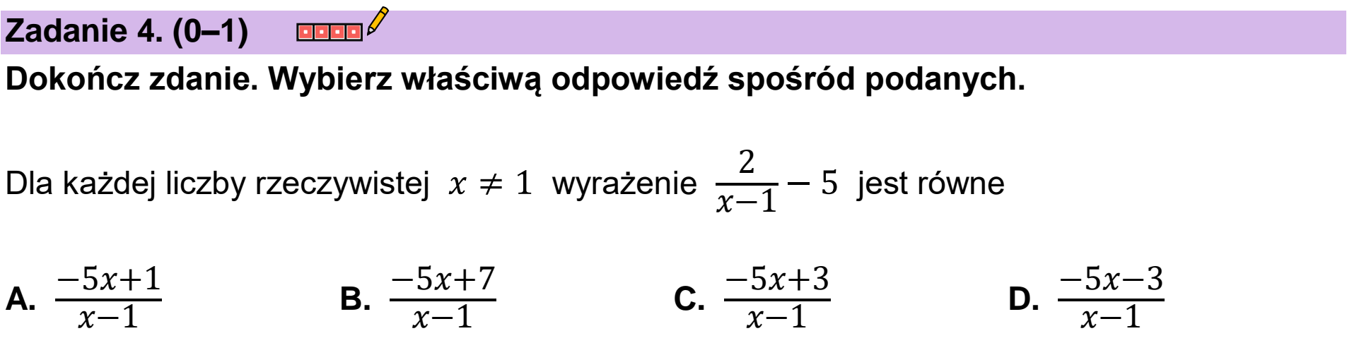 Matura próbna, wrzesien 2022, podgląd zadania 4