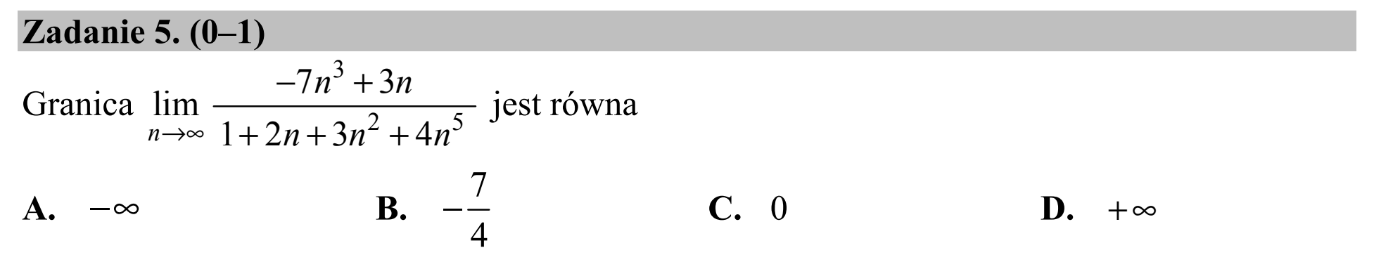 Matura dodatkowa, czerwiec 2016, podgląd zadania 5