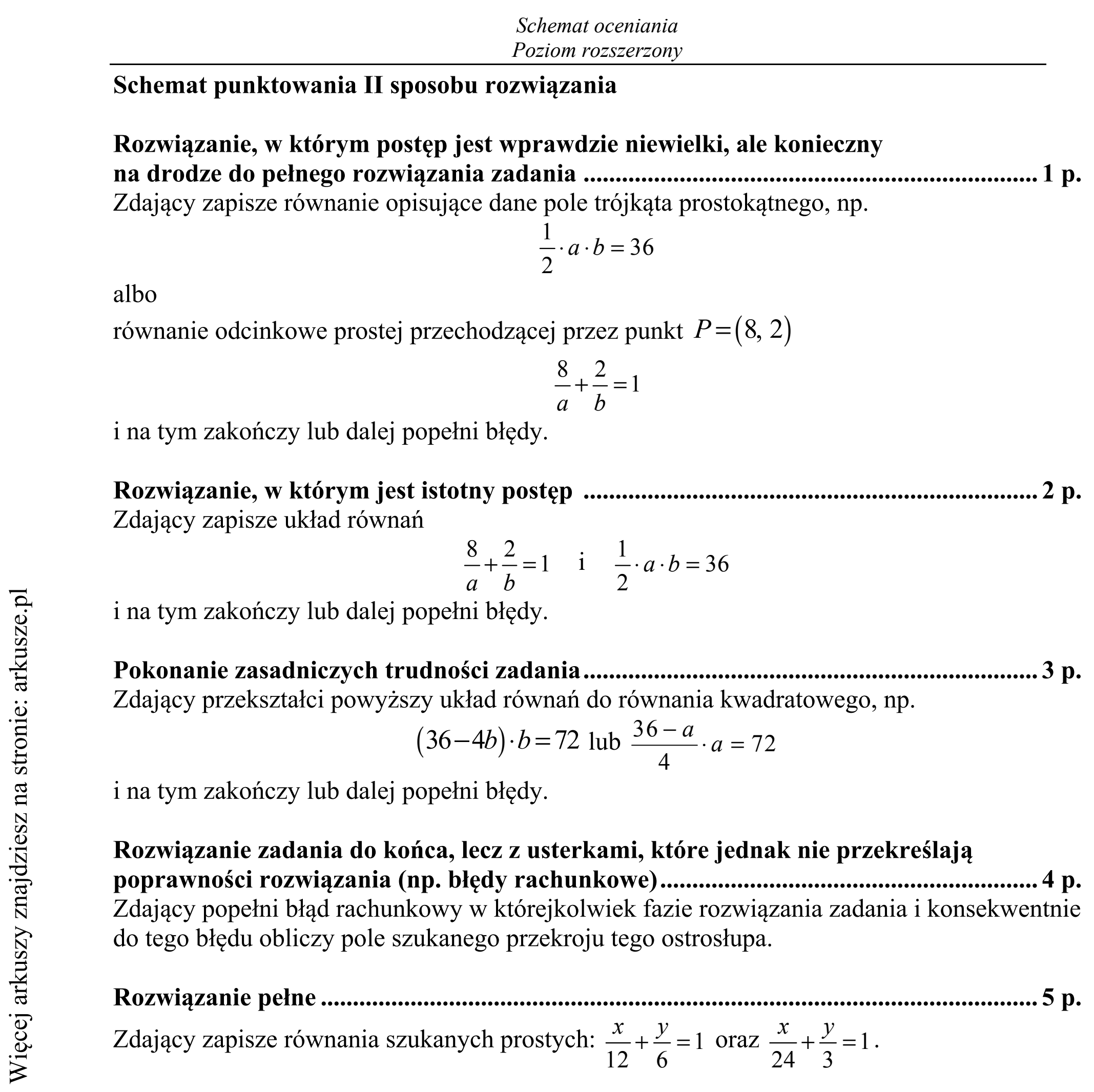 Matura dodatkowa, czerwiec 2017, odpowiedź do zadania 12, fragment 4