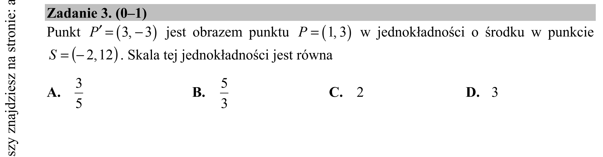 Matura dodatkowa, czerwiec 2017, podgląd zadania 3