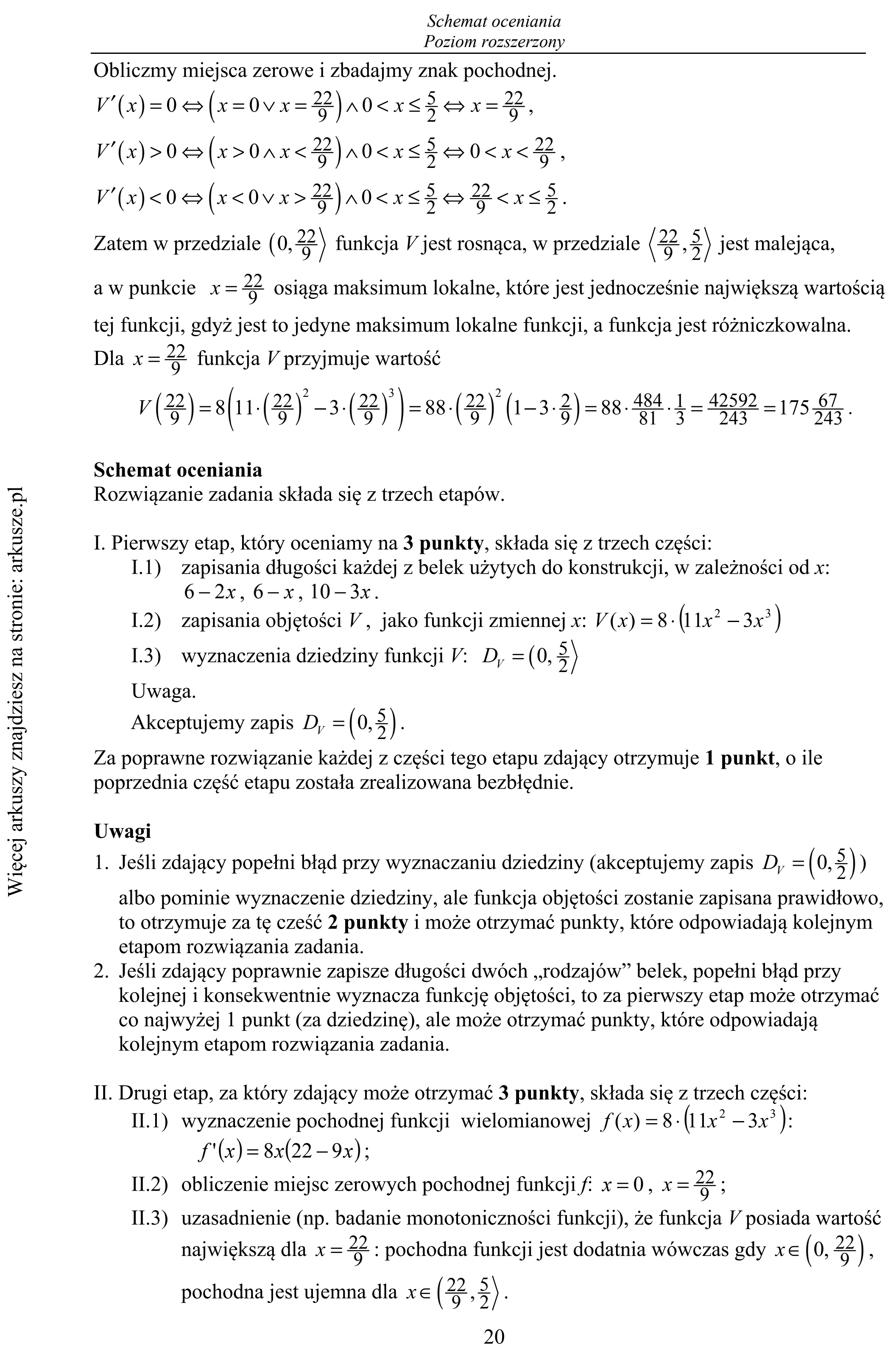 Matura dodatkowa, czerwiec 2018, odpowiedź do zadania 15, fragment 2