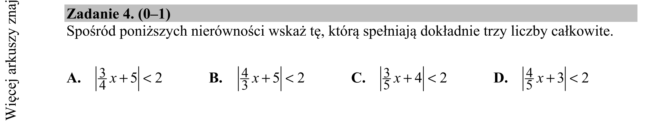 Matura dodatkowa, czerwiec 2018, podgląd zadania 4
