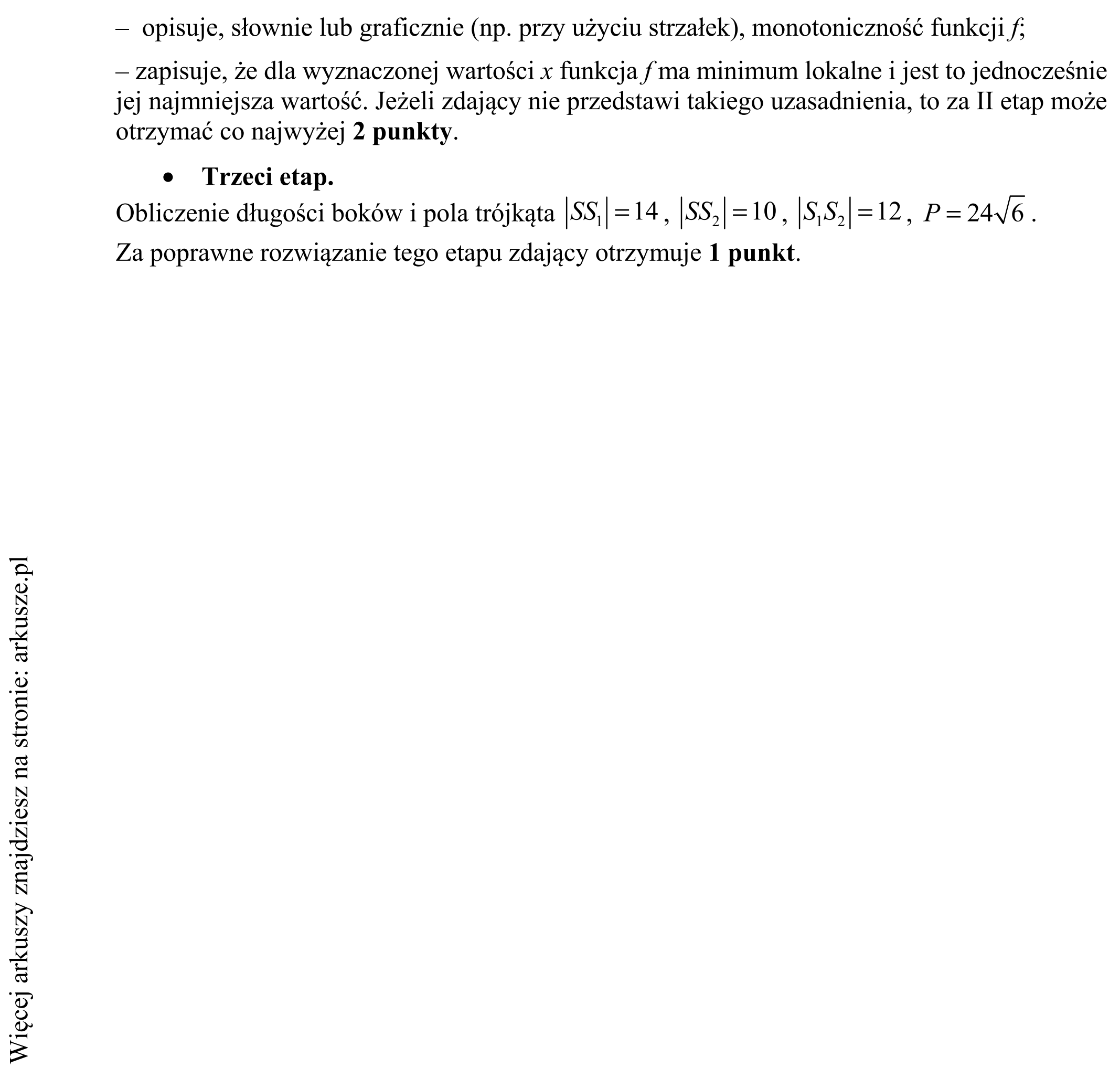 Matura dodatkowa, czerwiec 2019, odpowiedź do zadania 15, fragment 3