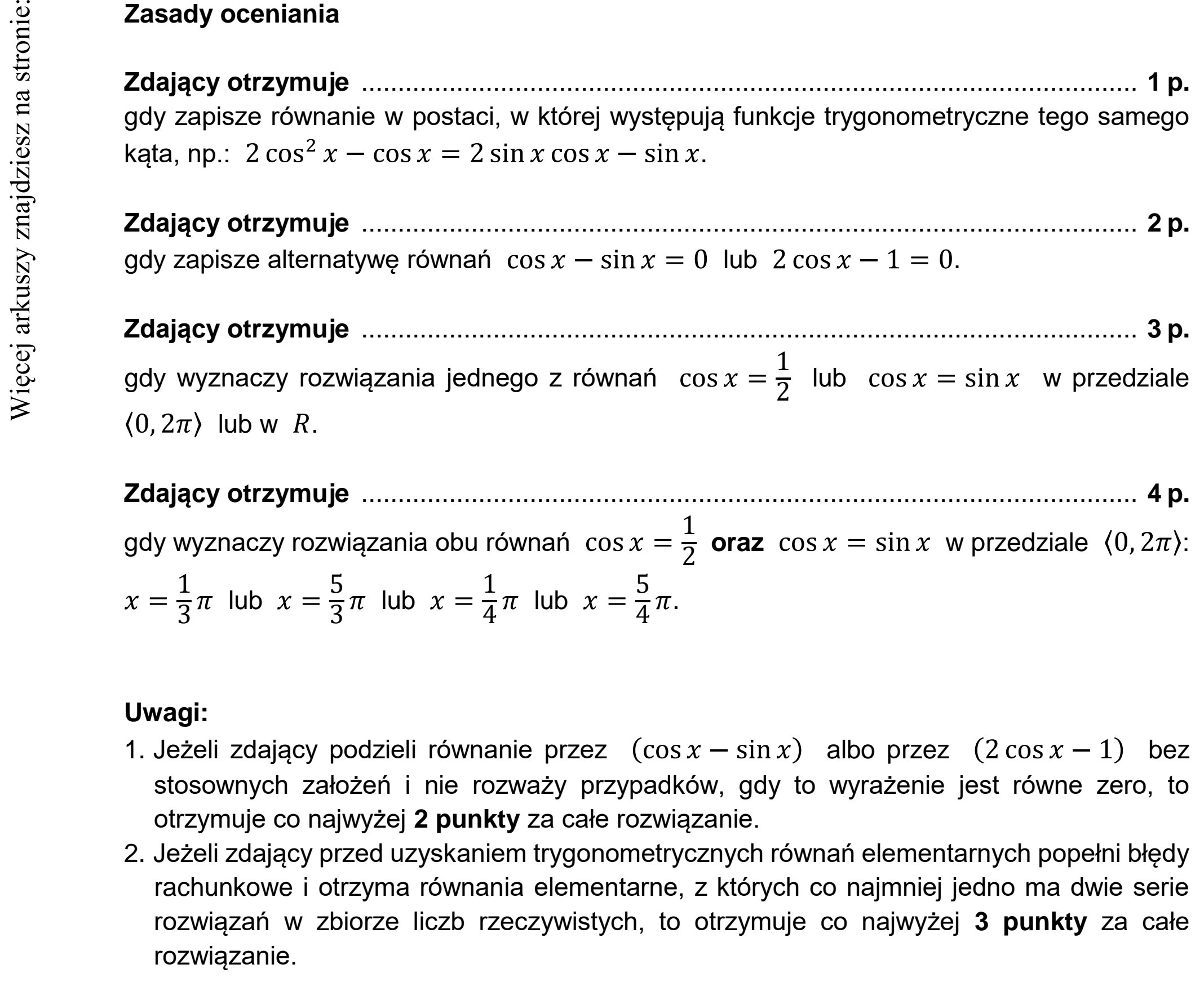 Matura dodatkowa, czerwiec 2021, odpowiedź do zadania 8