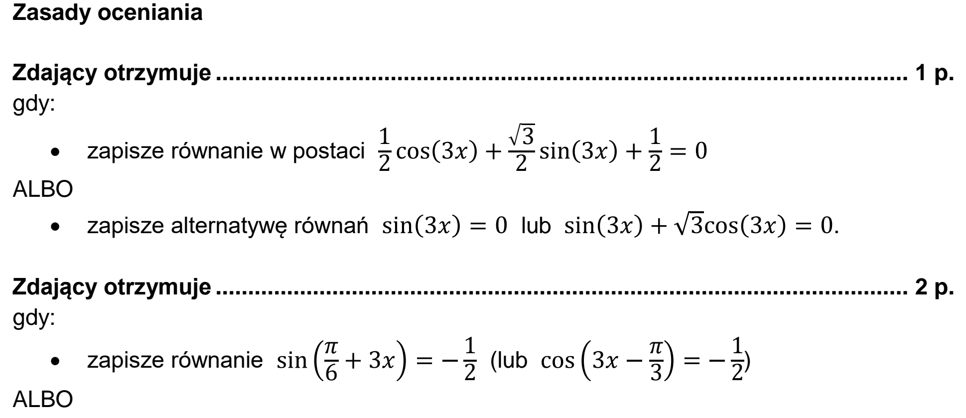Matura dodatkowa, czerwiec 2022, odpowiedź do zadania 11, fragment 1