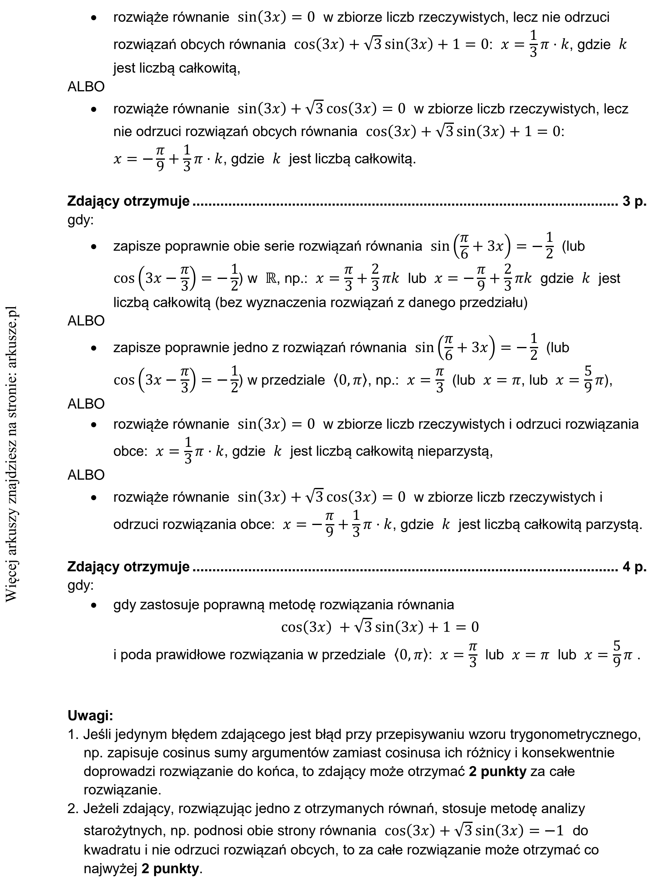 Matura dodatkowa, czerwiec 2022, odpowiedź do zadania 11, fragment 2