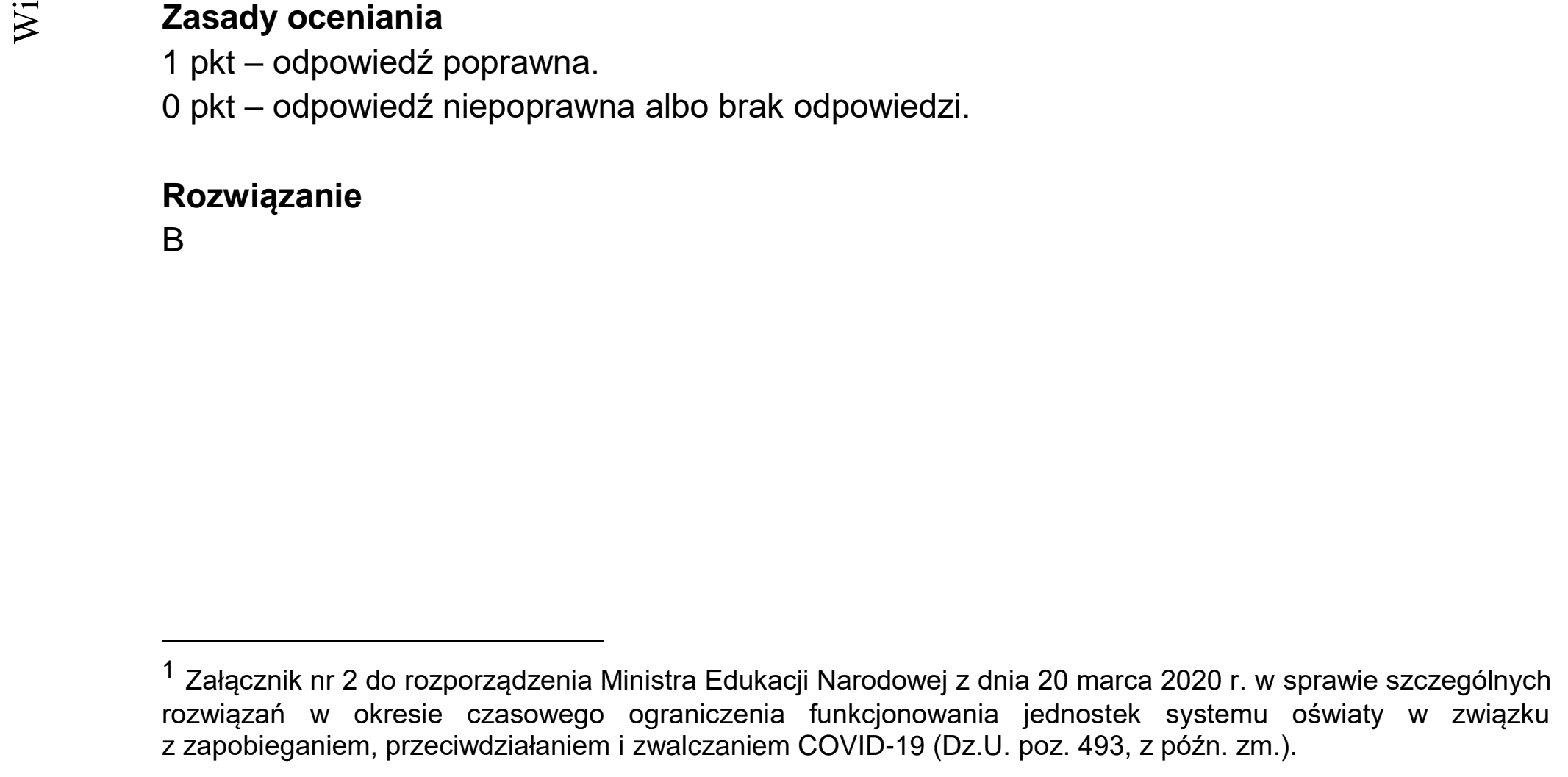 Matura dodatkowa, czerwiec 2022, odpowiedź do zadania 2