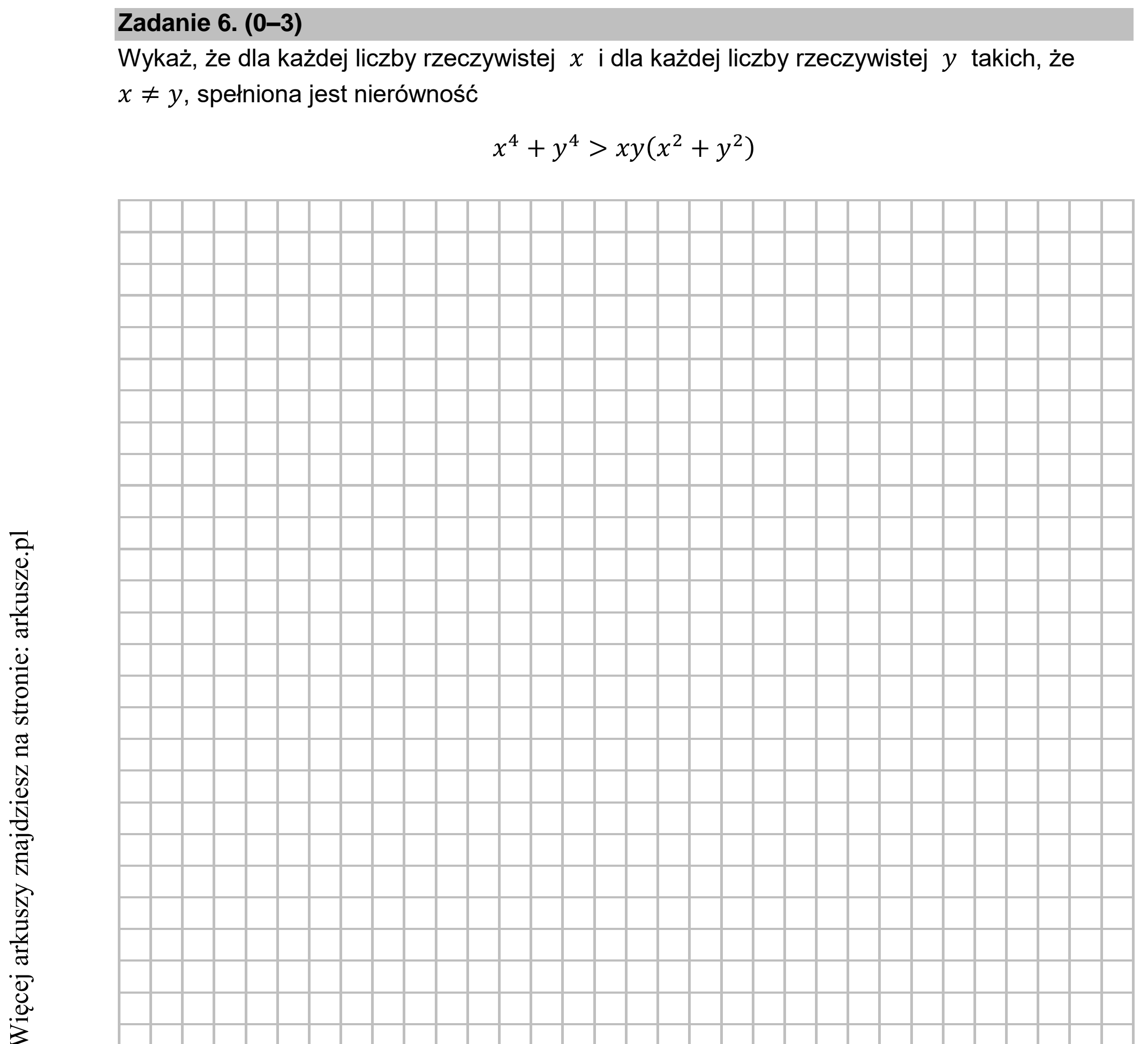 Matura dodatkowa, czerwiec 2022, podgląd zadania 6