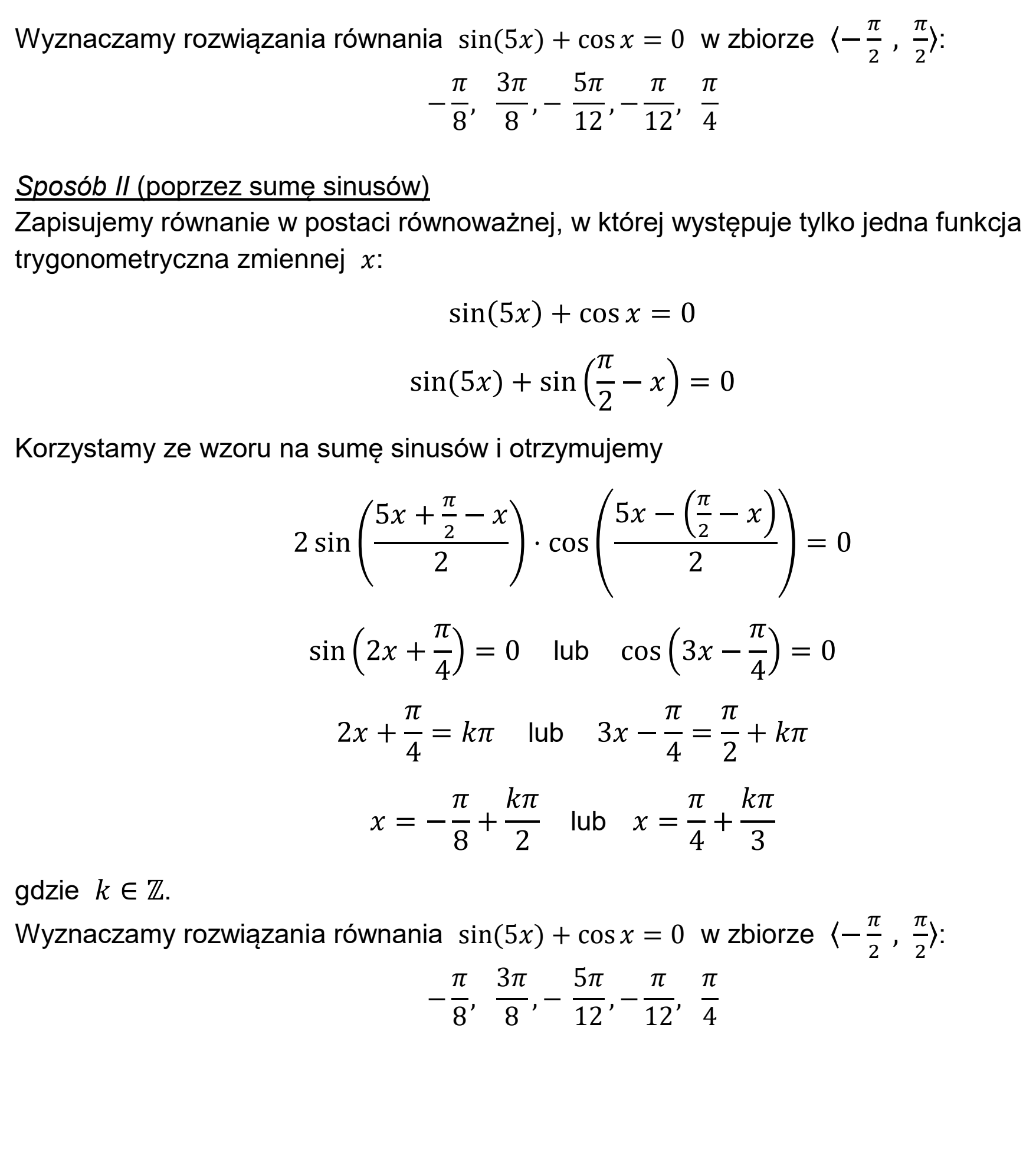 Matura dodatkowa, czerwiec 2023, odpowiedź do zadania 10, fragment 2