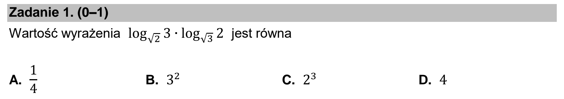 Matura dodatkowa, czerwiec 2023, podgląd zadania 1