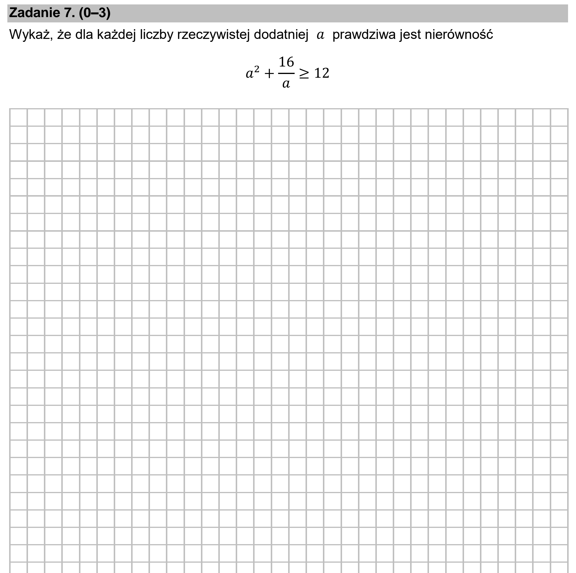 Matura dodatkowa, czerwiec 2023, podgląd zadania 7