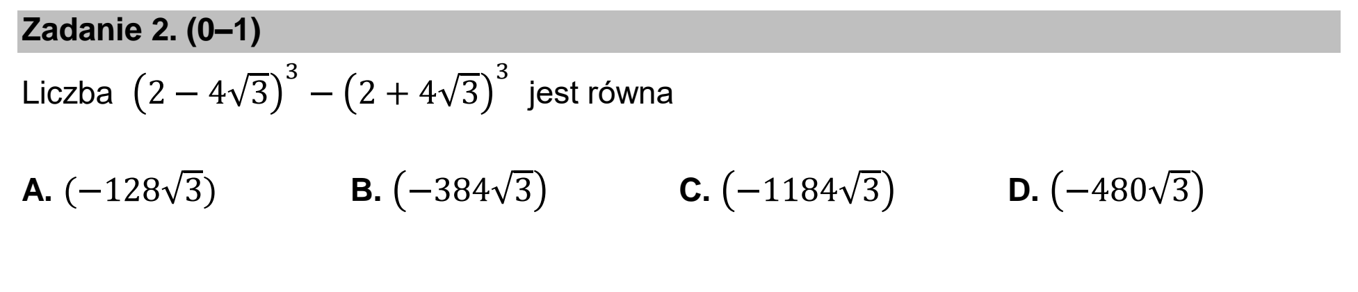 Matura dodatkowa, czerwiec 2024, podgląd zadania 2