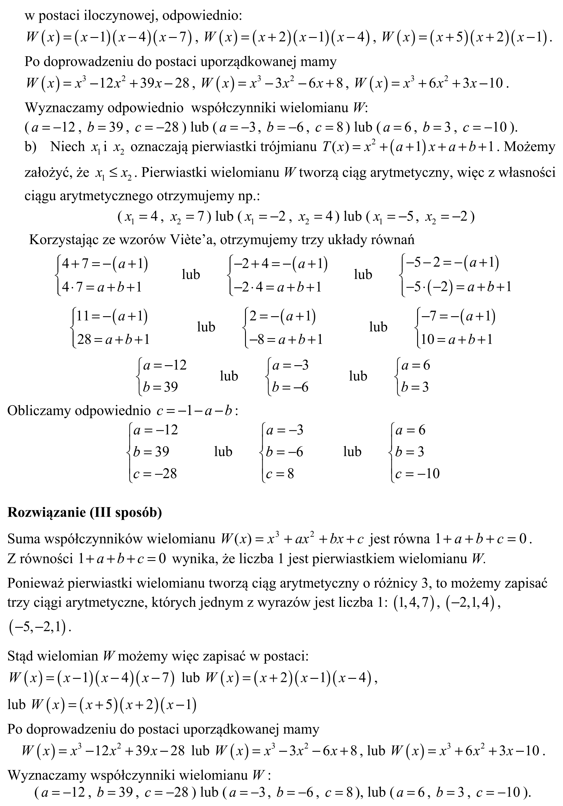 Matura, maj 2015, odpowiedź do zadania 15, fragment 3
